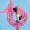 Mermaid Tail Swim Ring Thickened Children's Lifebuoy Adult Water Toy Backrest Mermaid Swim Ring Pvc 0.25 Thickness
