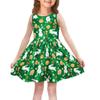 Children's Fashionable Comfortable Casual Sleeveless Easter Print Dress