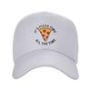 Fashion Its Pizza Time All The Time Curved Brim Baseball Cap Unisex Sun Hats