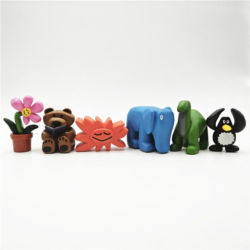 Daiuske Kondo Adorable Dinosaur And Flower Blind Box Collectible Figure Set