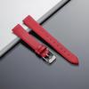 Ultra-Thin Soft Matte Unisex Cowhide Watch Strap with Medium-Luster Microfiber and Flat Grain