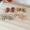 Chinese Style New Year Horse Earrings Fashion Jewelry Horse Mascot Ear Studs  Woman
