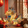 DIY Material Package New Year Horse Lantern Festival Atmosphere Hanging Ornament Handmade Lantern Waterproof