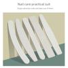 Dual-sided Gray Sand Nail File for Professional Nail Care, Polishing and Shaping - Essential Nail Tool for Perfect Manicure.