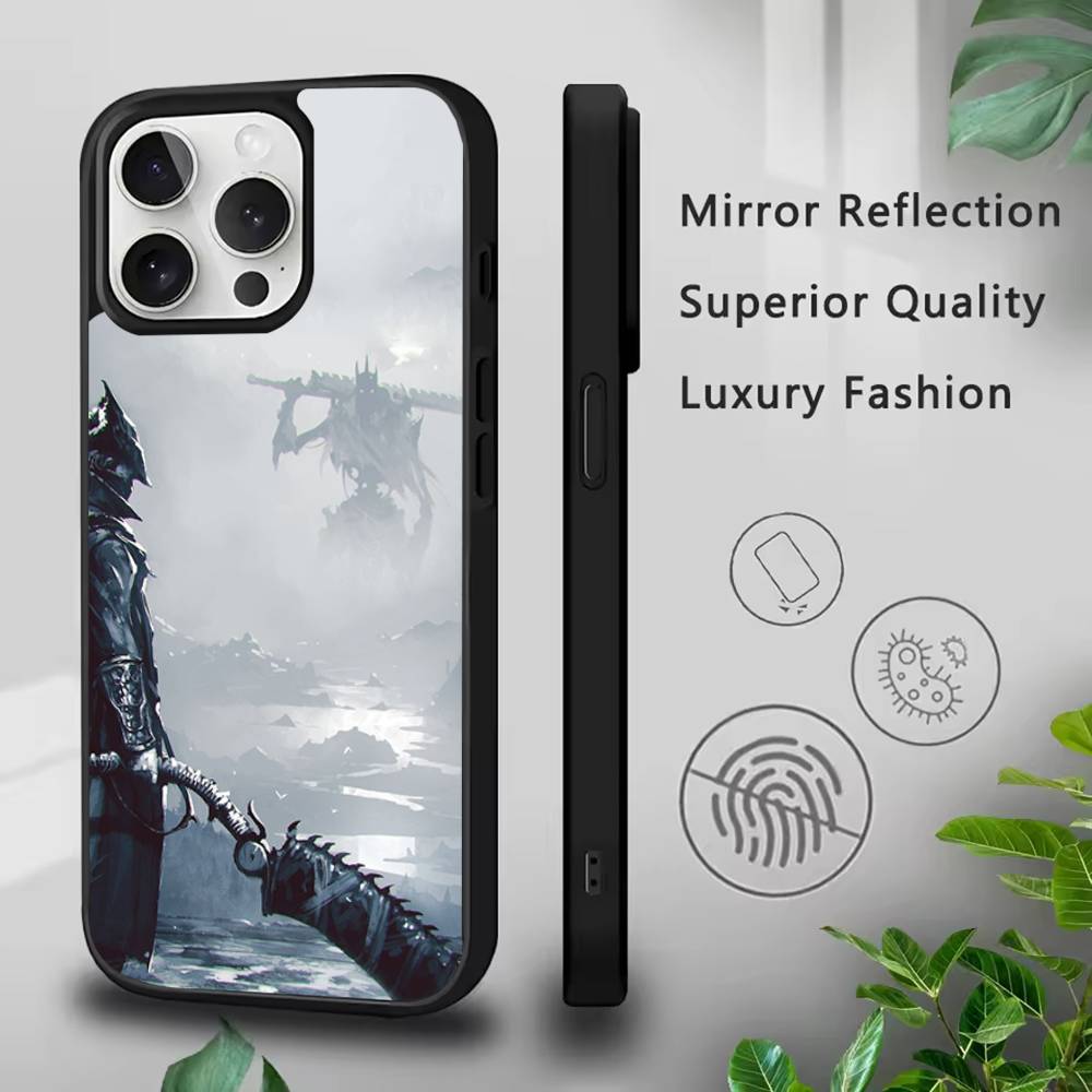 Game B-BloodborneS Phone Case For iPhone 17,16,15,14,13,12,11,Pro,Max,Plus,Mini,SE4,E Magnetic Magsafe Wireless Charging