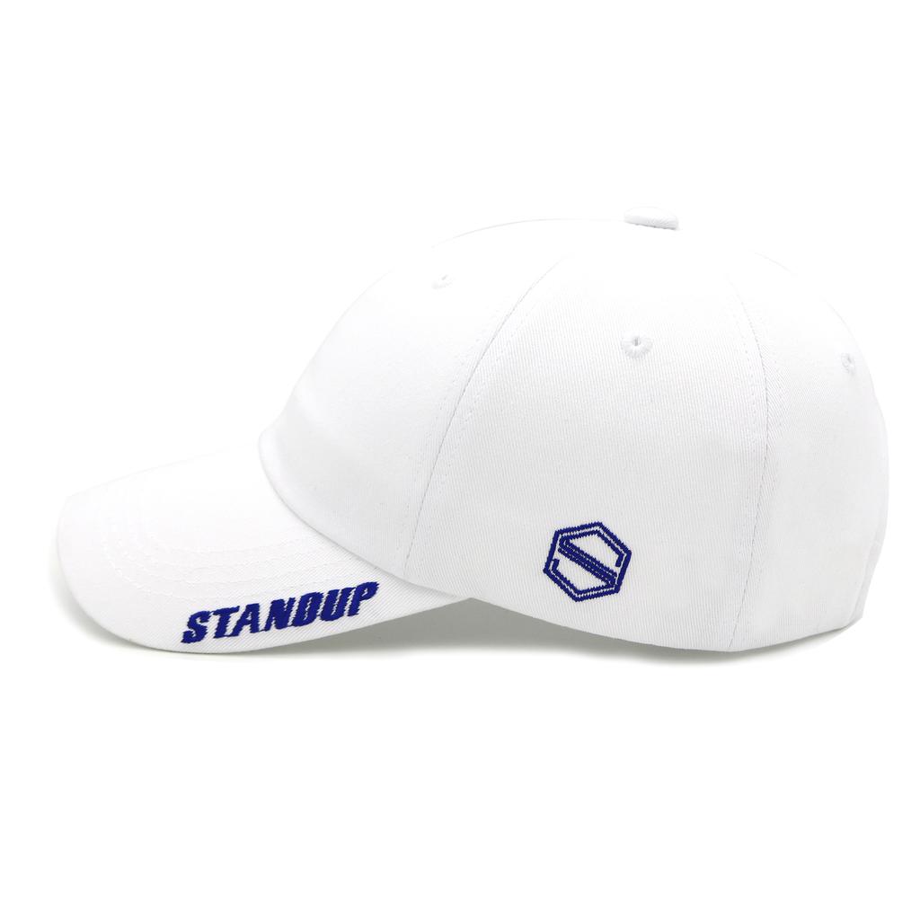 Seutaendeueob Visor Stand-Up Blue And White Ball Cap (Light Fit)