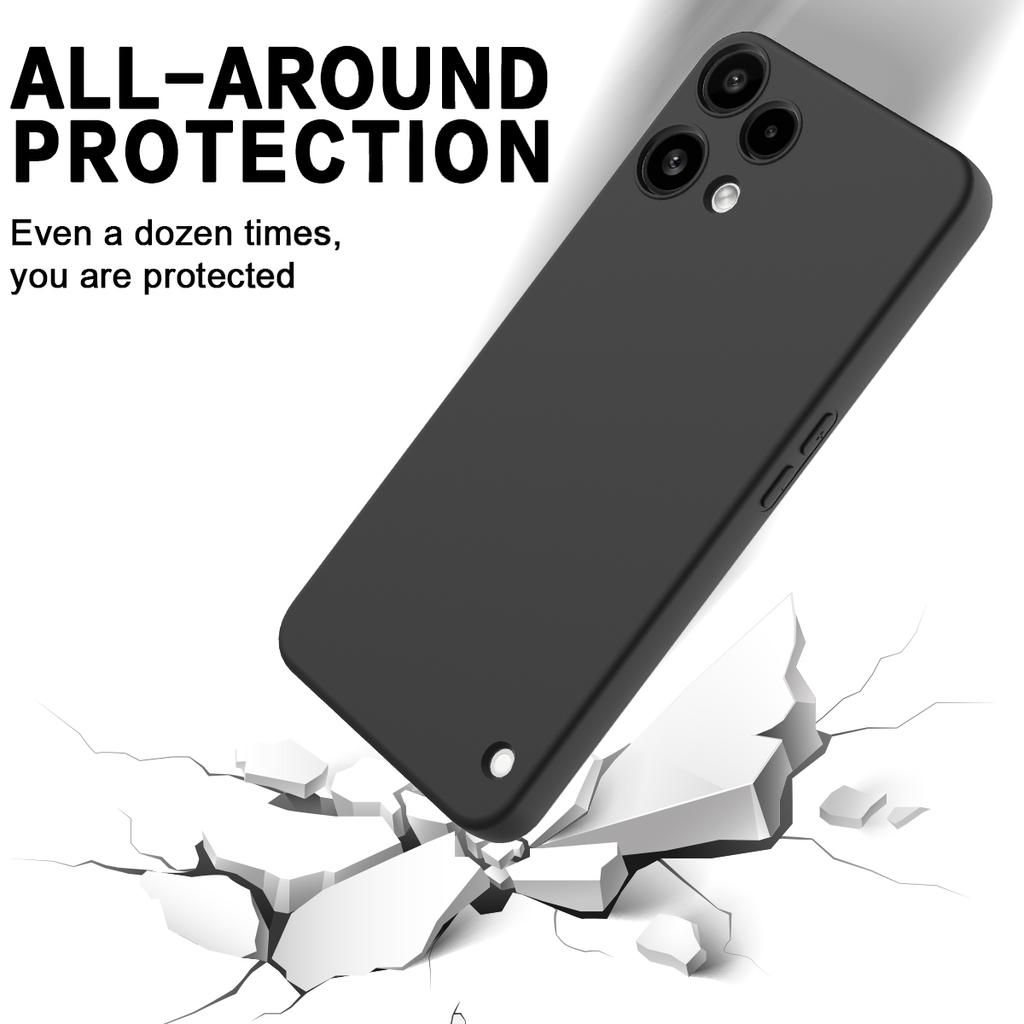 For Nothing Phone (3a) Lite 5G Liquid Silicone Case Phone Back Cover with Hand Strap