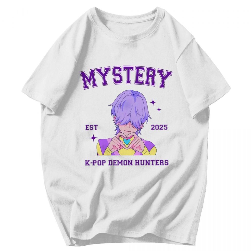 Men T Shirt KPop Demon Hunters Derpy Tiger 2025 Trending Idea Y2K Graphic Tees Unisex Tops T Shirts