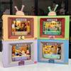 Areax Anime Mr. Bean Series Room Building Blocks Toys Diy Creative Assembly Ornaments Collection Building Blocks Birthday Gifts