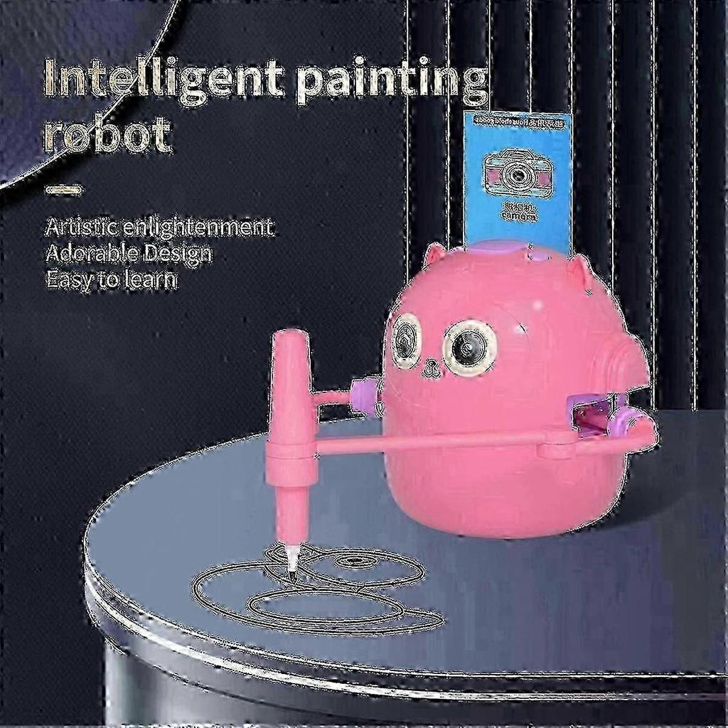 Interactive Educational Drawing Robot with 100 Drawing Cards – Smart Drawing Robot for Children Aged 3 to 6