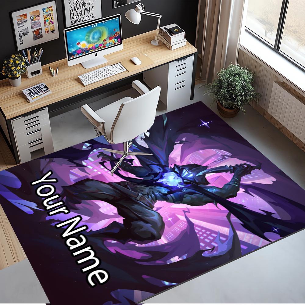 Custom Name Valorant Printed Carpet, Rug for Office Chair Living Room Bedroom Kitchen Room Decor Gifts.