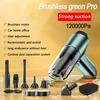185000Pa 3-in-1 Cordless Vacuum Cleaner Strong Suction Handheld Portable Floor Brush Car Appliance