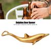 Beer Corkscrew Metal Dolphins Bottle Opener Effort Saving Dolphin Shape Metal Beer Opener Gold Cute Beer Opener Bar