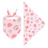 Festival Cat Bandana Easter Eggs Scarf Holiday Dog Love Hearts Patterns Triangle Bandana Bib for Easter