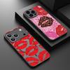 Fashion Lips Heels Print Case For iPhone 17 Pro Max Case iPhone 16 15 14 13 Pro Max 17E Magnetic For Magsafe Thin Ring Hybrid TPU+PC Matte Cover