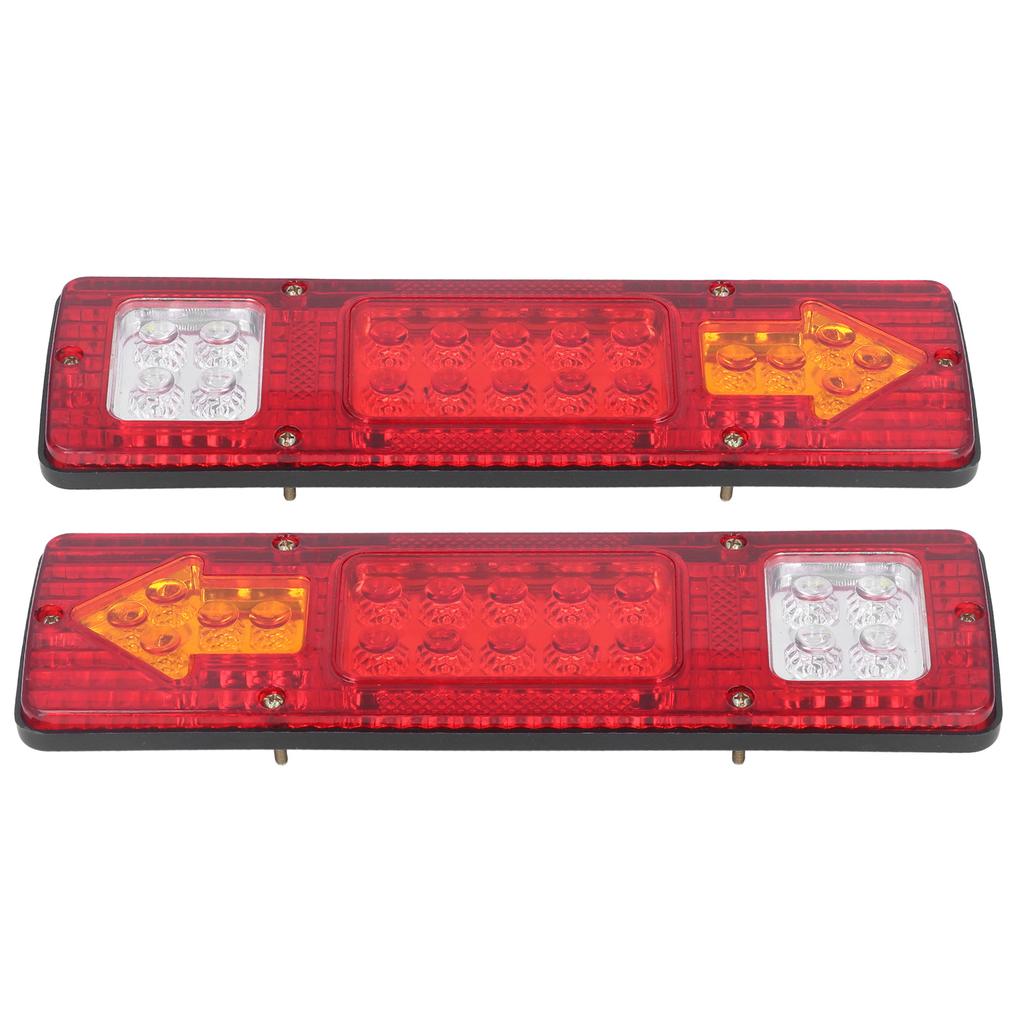 2pcs LED Taillights 12V High Brightness Universal Turn Signal Lamp for Trailer Trucks Caravans Boats Campers
