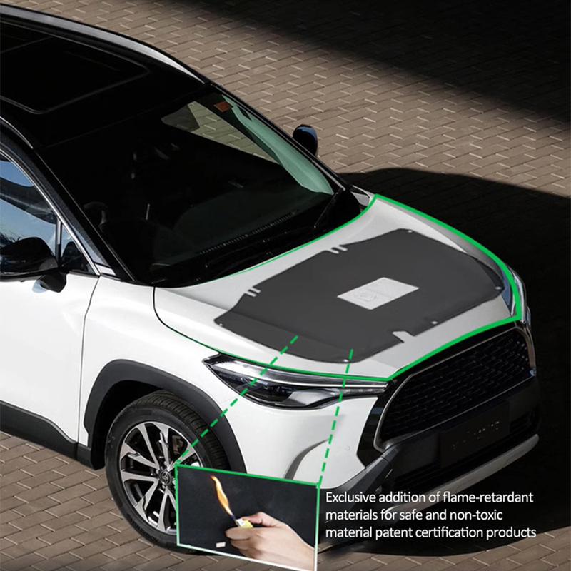 Car Hood Engine Cover for Mazda 3 Mazda3 Axela BM BN BY 2014~2018 Insulation Cotton Soundproof Trunk Liner Heat Mat Accessories