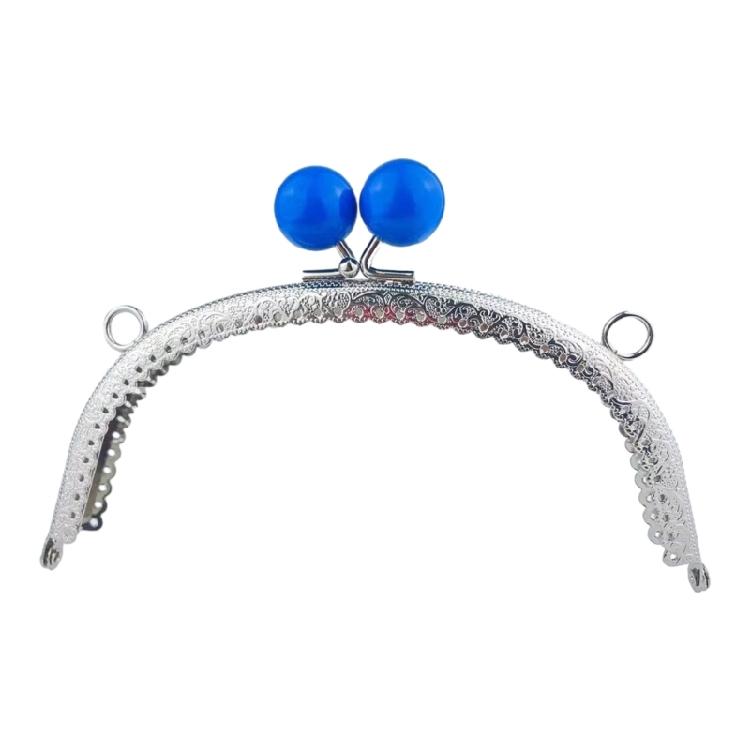 

Elegant Metal Frame Lock for Crafted Purses Making DIY Handle Bag Sewing Craft темно-синий