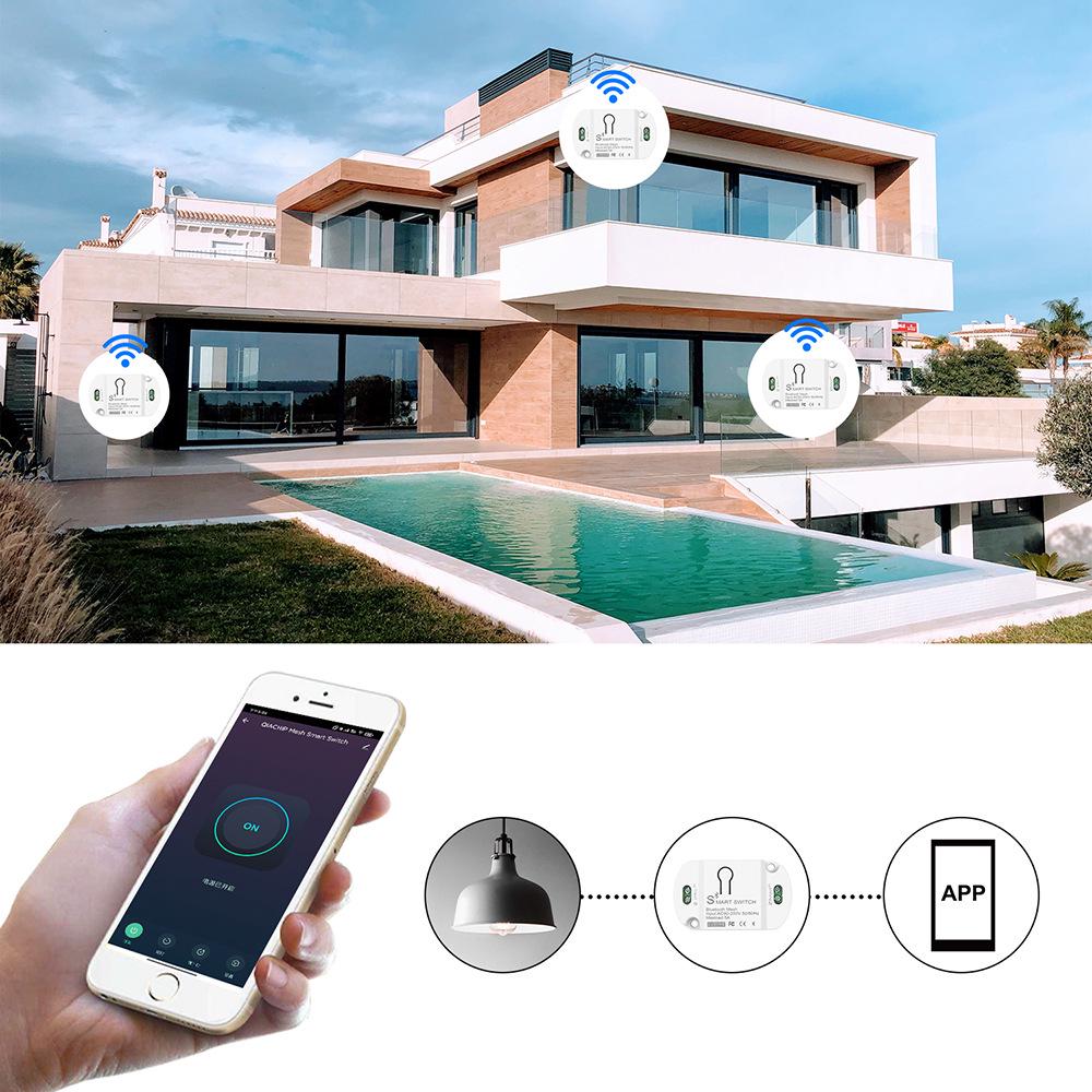 Graffiti Smart Bluetooth Mesh Remote Switch with Alexa Voice Control