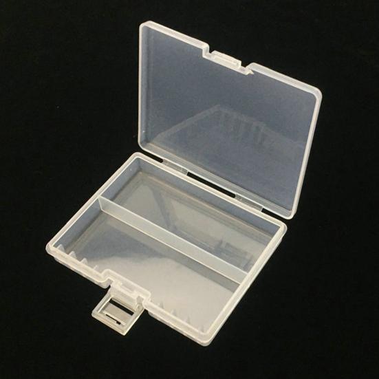 Scatola Porta Batterie Trasparente Grande Capacità Portatile Contenitore Organizzatore per 48 Batterie AA AAA Ricaricabili per Casa