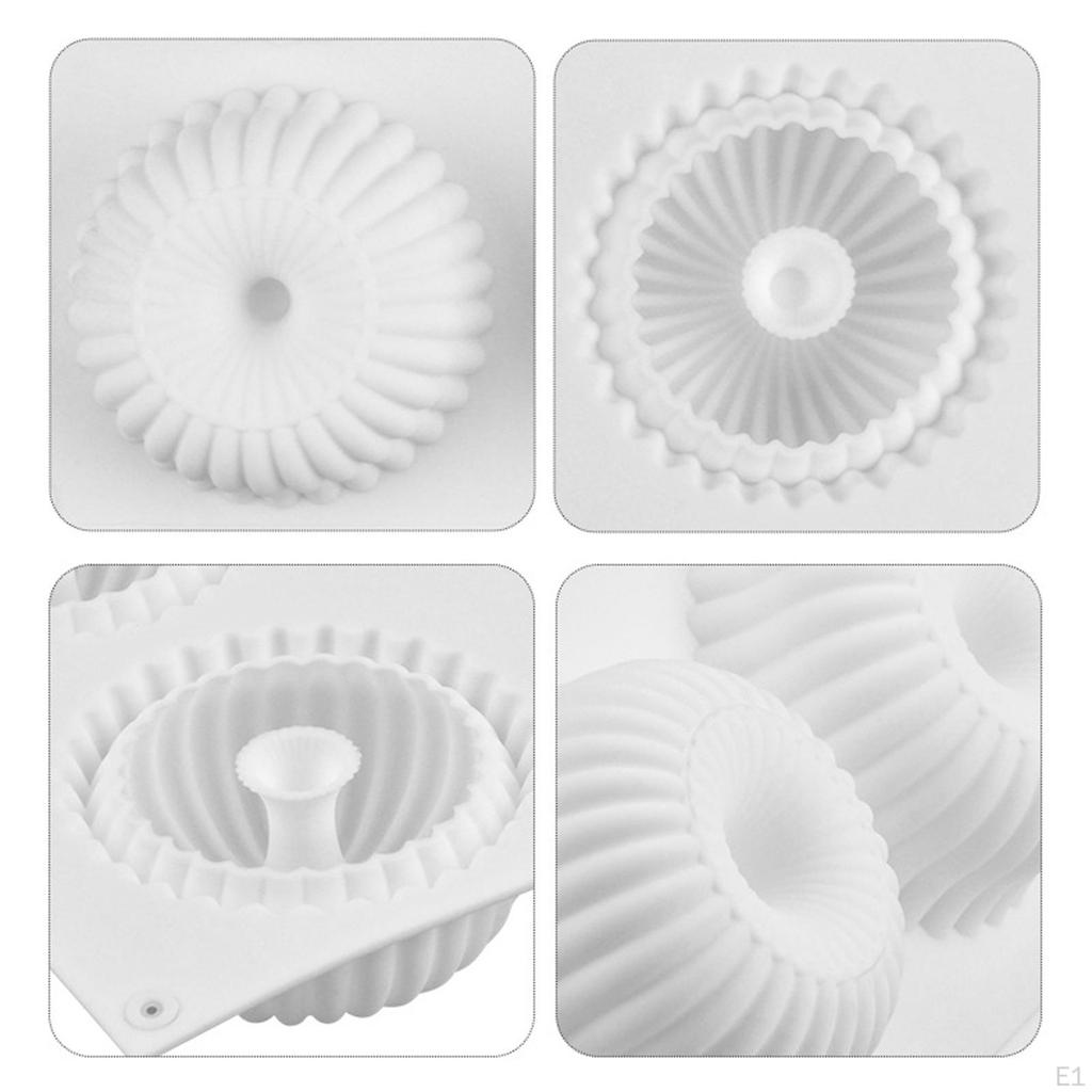 Silicone Spiral Cake easy to clean Desserts Chocolate s for Pastry Cupcake
