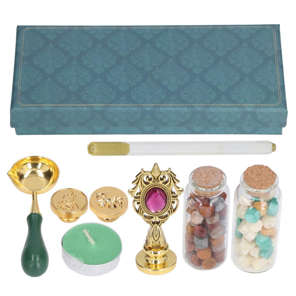 Wachs Stempel Kit Klar Gravur Abnehmbare Griff Feine Ceraceous Exquisite Verarbeitung Stempel Wachs Ofen