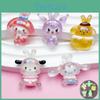 Lovely Cartoon Animal Resin Decorations For Diy Crafts Cream Gel Material