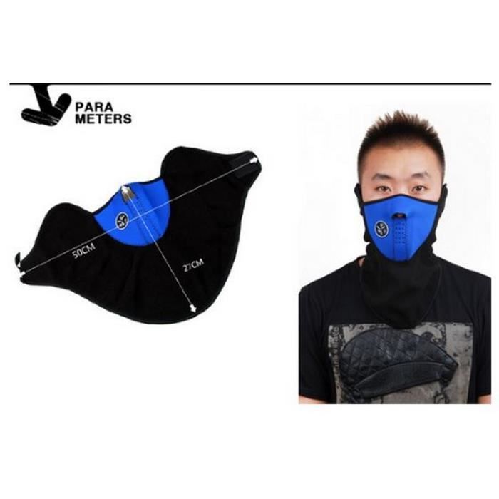 Neck Warmer Balaclava Motorcycle Scooter Face Mask Ski Sport Protection Dust Cold Breathable Blue
