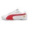 Puma Scuderia Ferrari Patogūs Lengvi Patvarūs Žemi Laisvalaikio Batai Unisex Laisvalaikio Batai Balti Raudoni 308585-02