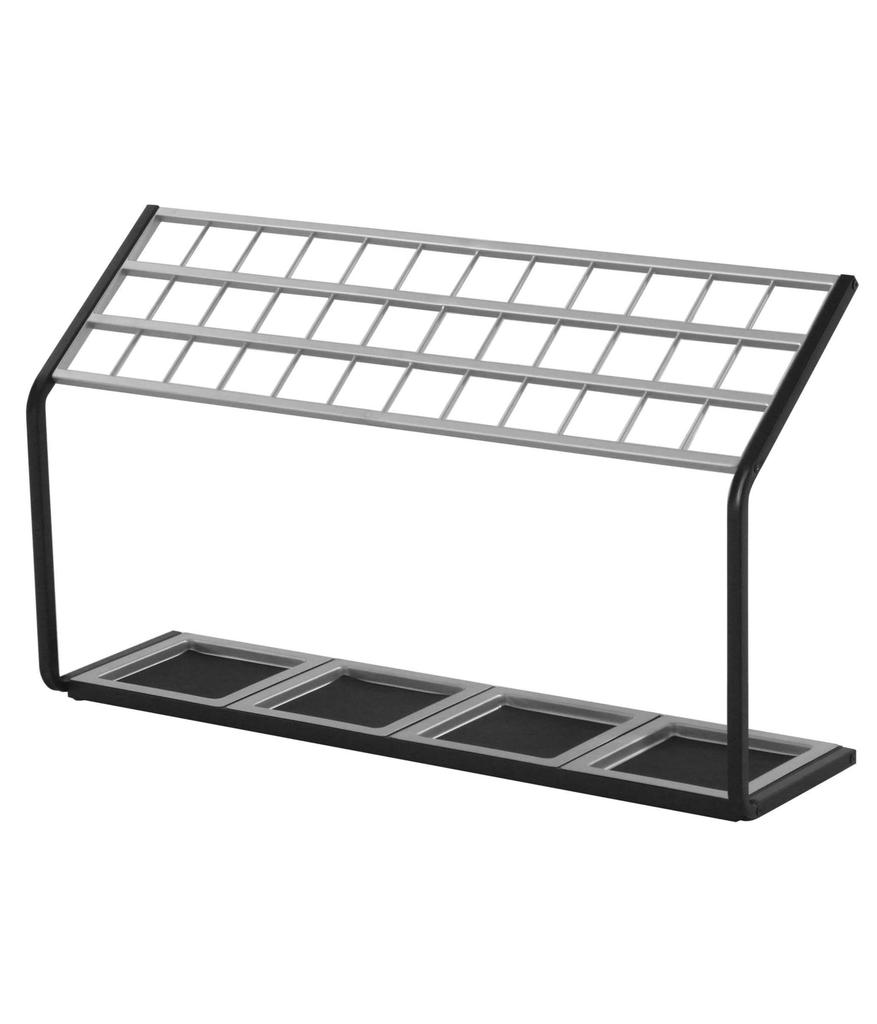 Yamazaki Jitsugyo 7045 Umbrella Stand W87 x D24 x H50cm Holds 36 Umbrellas for Commercial Use US-MV36 Approx. Approx.