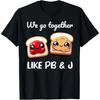 Camisetas Combinando Divertidas para Melhores Amigos de Pasta de Amendoim com Geleia