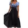 IHUASU Summer Women's Dresses Casual Fashion Chiffon Splicing Women's Dresses