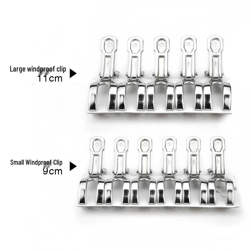 Edelstahl Große Sonnen-Quilt-Wäscheklammern - Winddichte & Multifunktionale Trockenclips