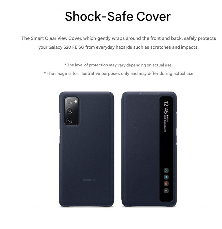 Samsung Originele Galaxy S20 FE Smart Clear View Cover EF-ZG780