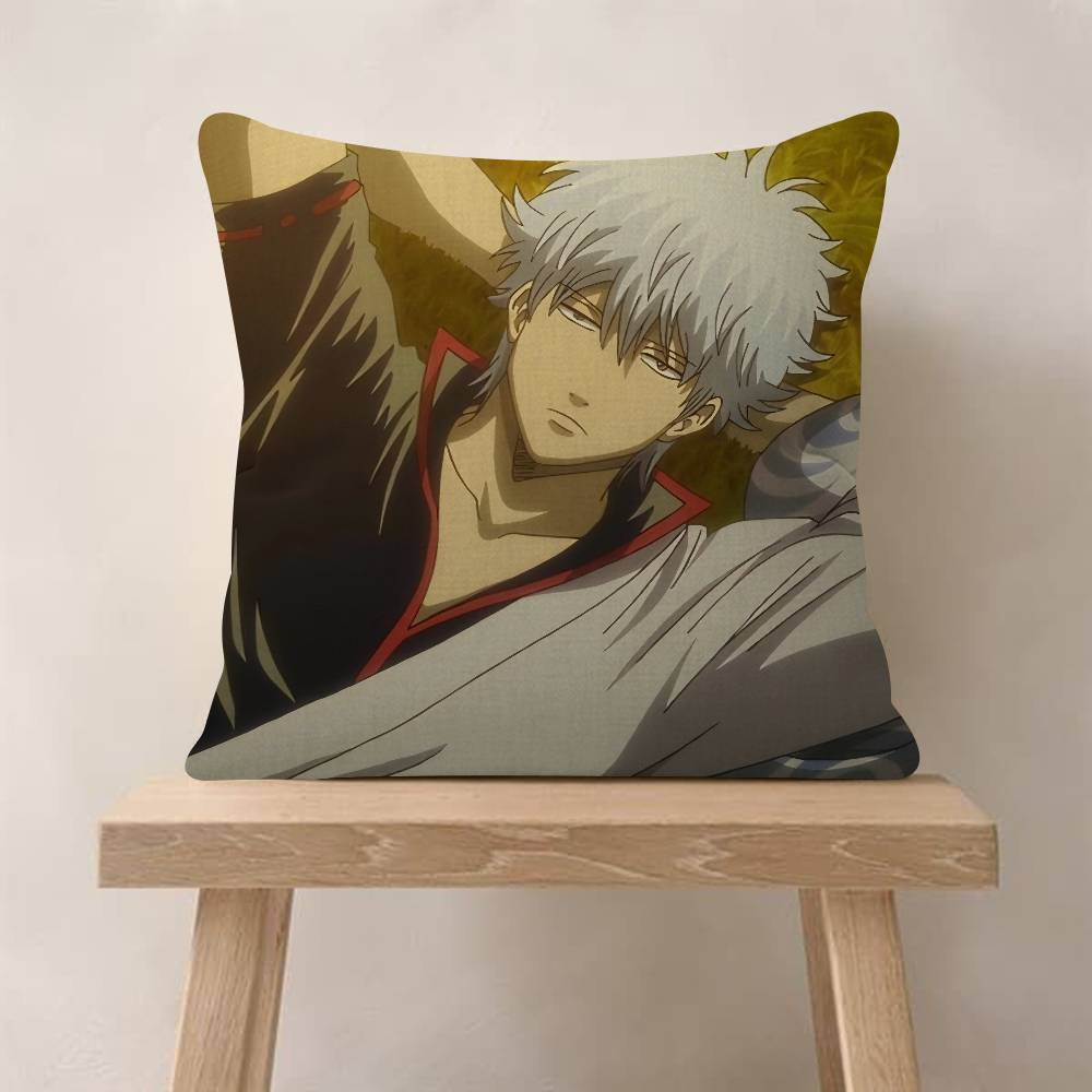 Anime G-GINTAMA Pillowcase Toon Gift Cushion Cover Bedroom Home Sofa Chair Seat Decor Pillow Case
