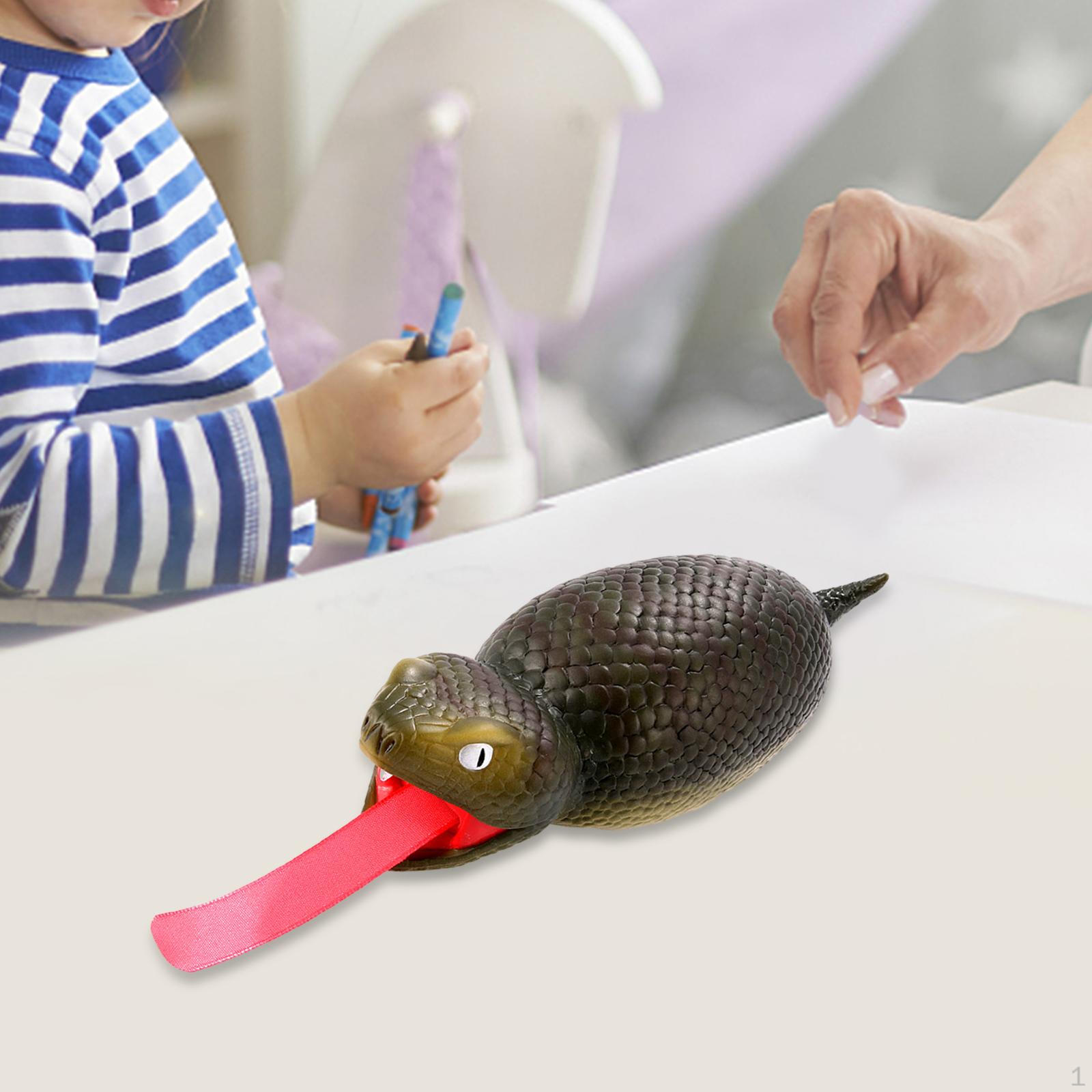 

Сенсорная игрушка-змея с хитрым сжатием для наполнителя мешков с подарками на праздники зелёный