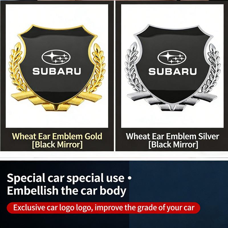 Metal Car Body Side Rear Tail Badge Sticker For Subaru Impreza Legacy Outback WRX STI BRZ XV Forester siu2