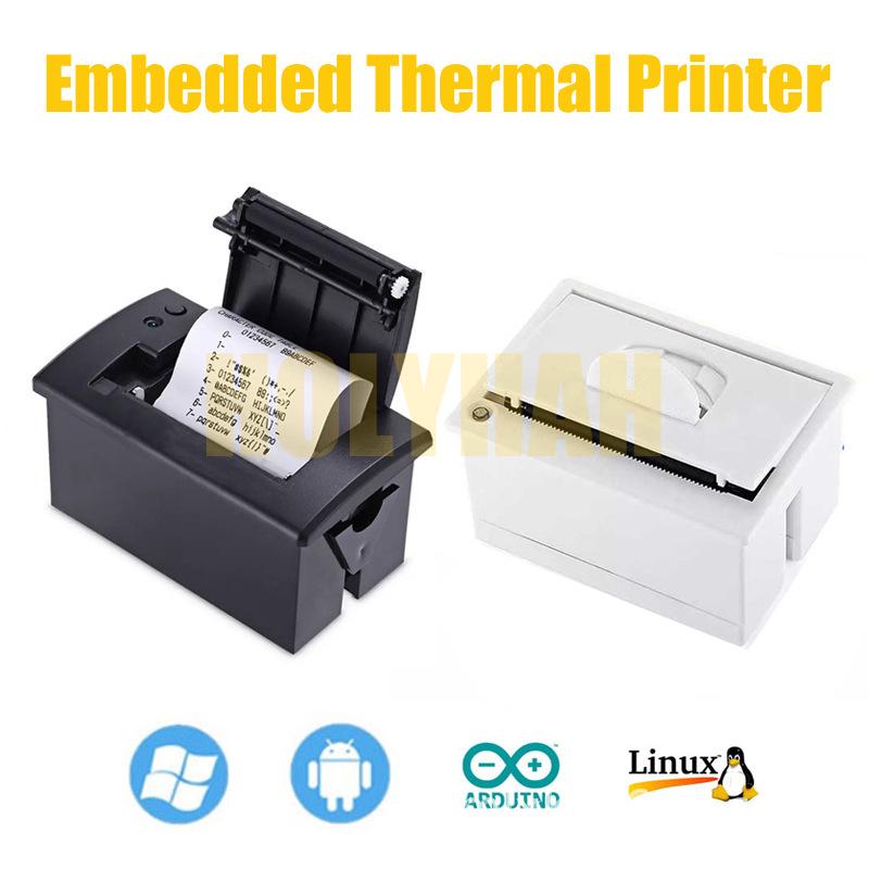

Cross-TTL 58MM Thermal Printer for Gas Station & Weighing Equipment with RS232 Port QR701 White TTL 5-9V