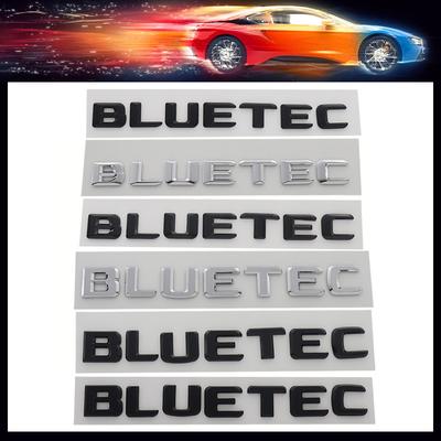 3D Premium ABS BLUETEC Naklejka z literami Odznaka na tylny zderzak Emblemat na klapę bagażnika Samochód Akcesoria Dekoracja zewnętrzna