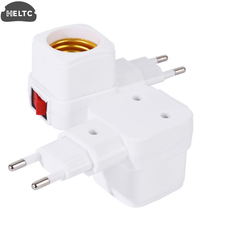 110V-250V Lamp Socket With Power Outlet Plug In Light Bulb Socket With Switch For US EU Plug Home Lighting Accessories