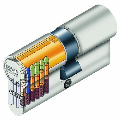 Cylindre - abus - d6n30/70 - nickelé - 5 clés réversibles - anti-perçage