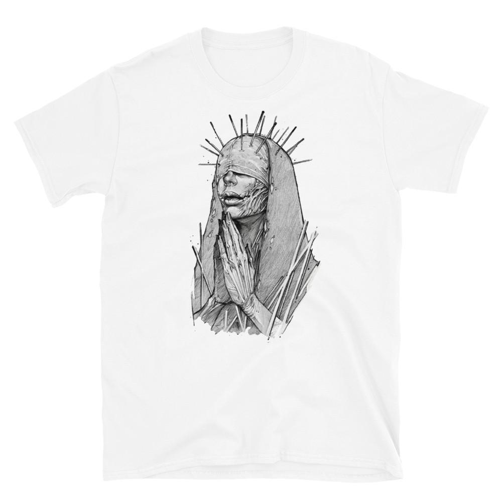 BLIND FAITH BAD RELIGION GOTHIC PRINTED  TSHIRT Unisex T-Shirt S