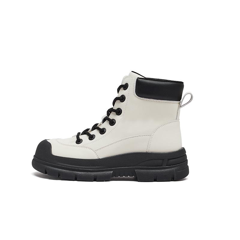 Augustine Platform Martin Boots Women's 2025 Autumn Lace-up British Short Boots Thick Heel Outdoor Mountaineering Tooling Boots