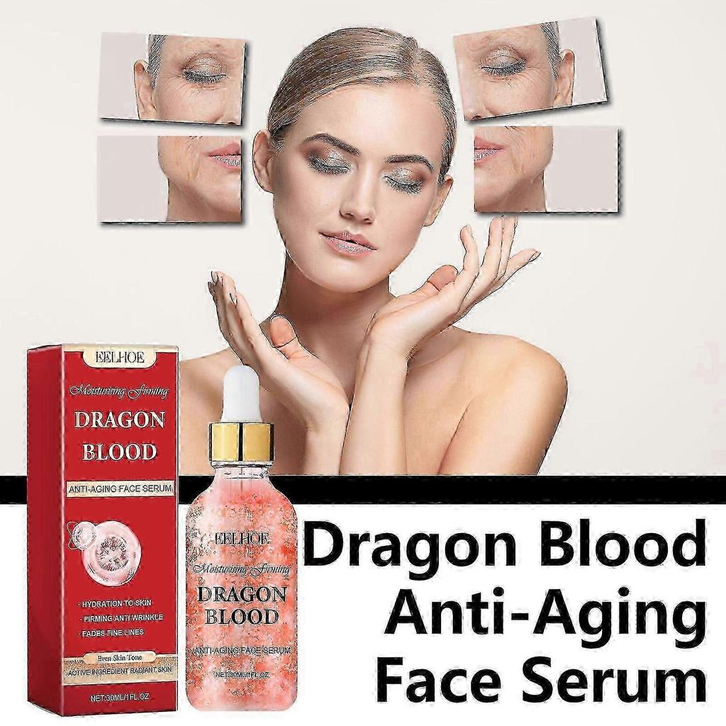 Drachenblut Anti-Aging Serum - Spendet Feuchtigkeit, Strafft & Aufhellt die Haut, 30ml