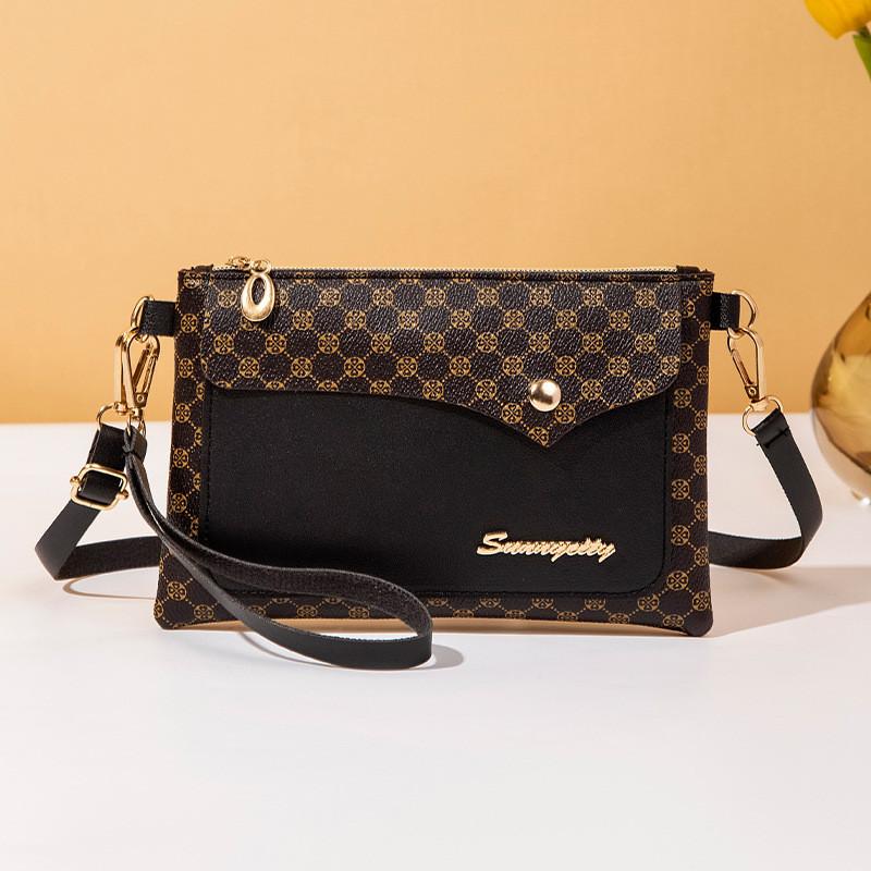 Stylish 2021 Ladies Bag Cross-border Women s Bag Fashion Wallet Wholesale Multifunctional Clutch чёрный
