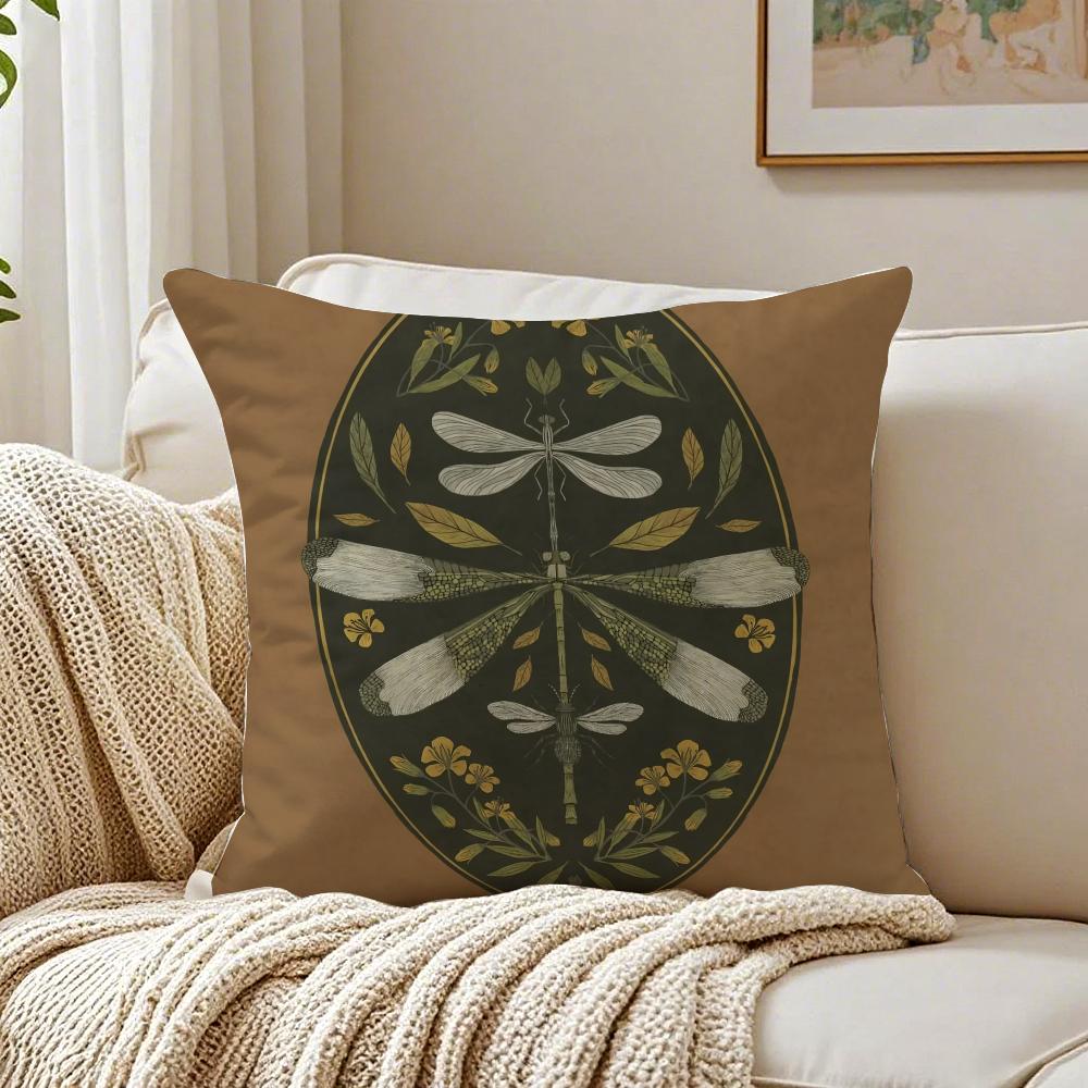 Vintage vase print Cushion Cover Pillowcase Antidustmite living Room Sofa Decor Cushion Room