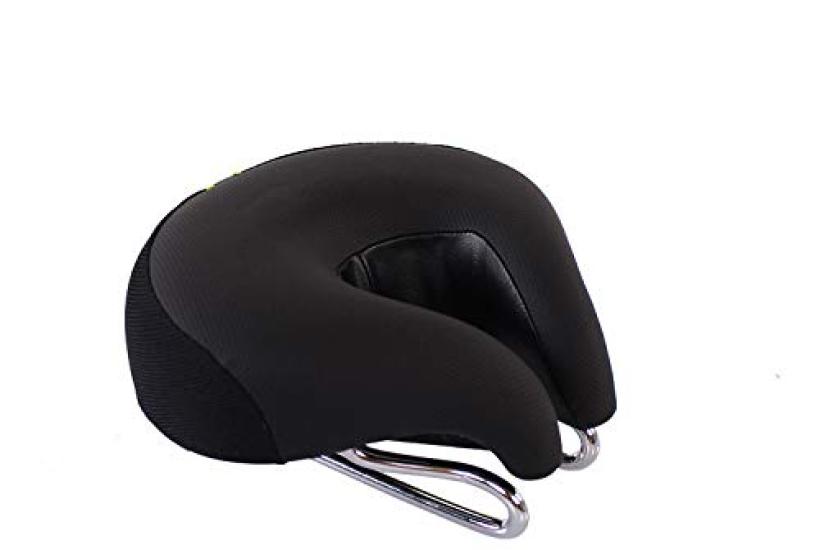 Poilee Bicycle Shock Ergonomic Comfortable for Available for Weekday A038 Saddle, Soft, Absorbing, Design, Cycling, Use, (Black)