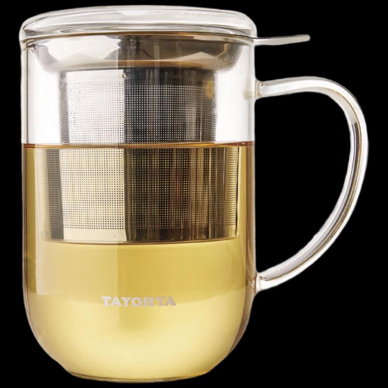 TAYOHYA Mingya Heat-Resistant Glass Tea Infuser Bottle 500ml