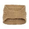 Mode Herbst Winter Damen Warmes Stirnband Gestrickte Elastische Haarbänder Kopfwickel Haaraccessoires für Dame Turban