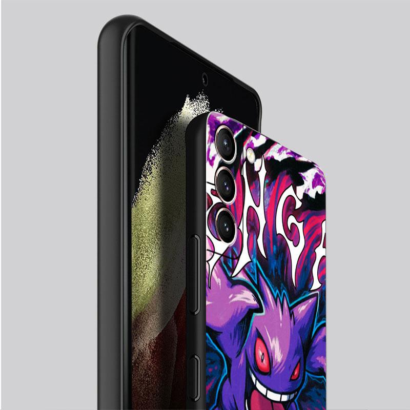 Case For Samsung Galaxy S22 Ultra S20 FE S21 Plus S10 Lite S10e S9 S8 S7 Silicone Phone Cover Soft Funda Pokemon Gengar Cool Sac
